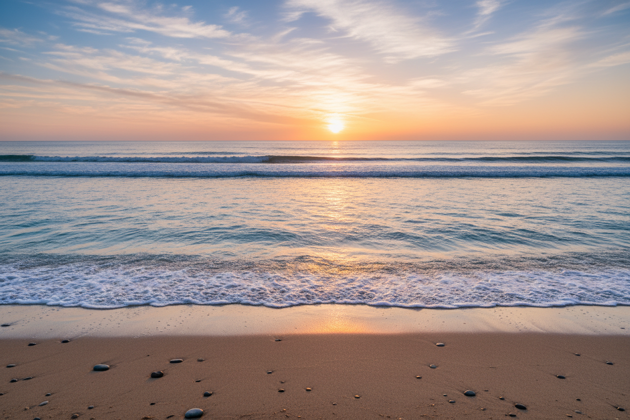 Design a peaceful ocean