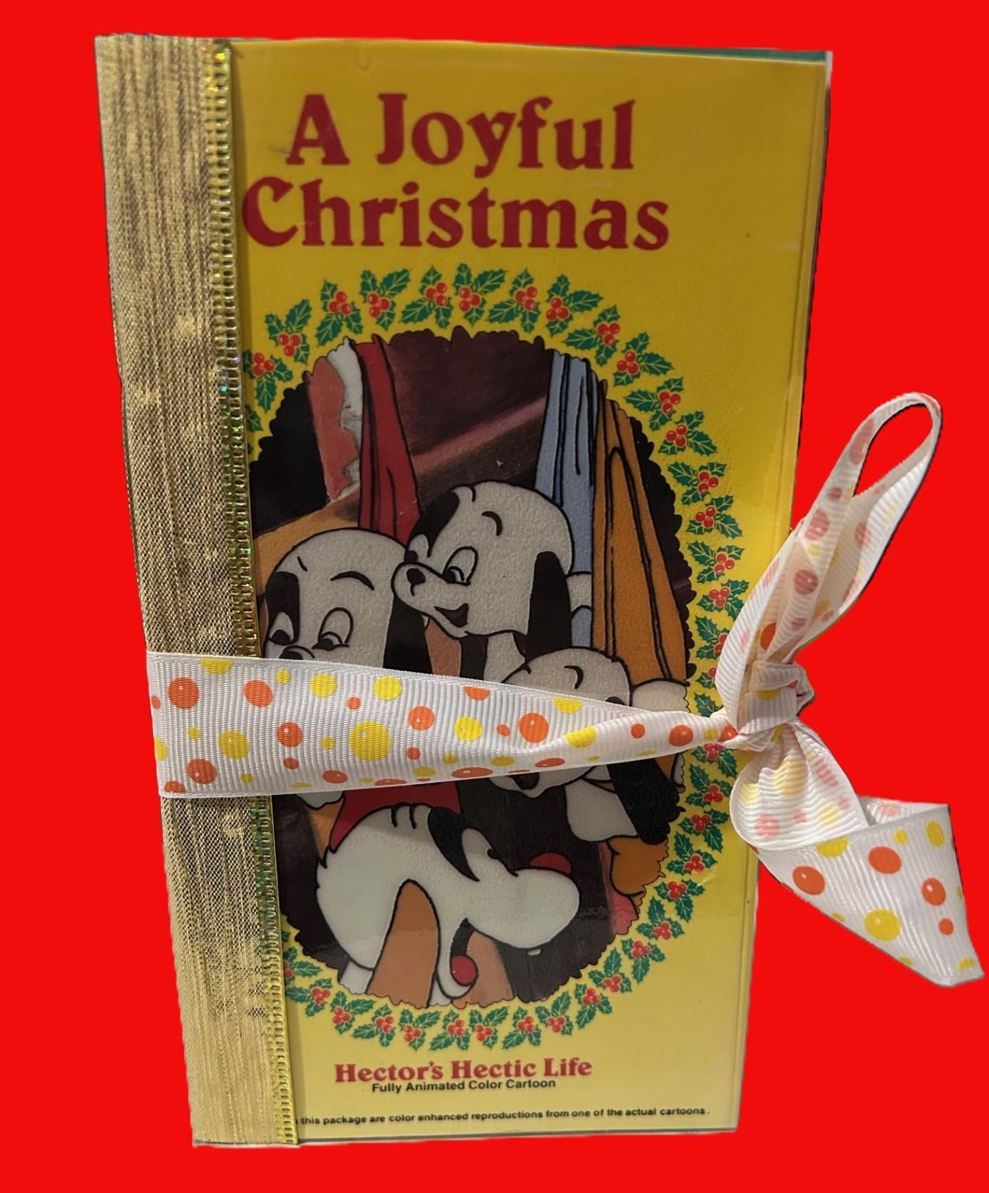 Handmade Christmas VHS Junk Journal – Upcycled Vintage Holiday Journal (Choose Your Style)
