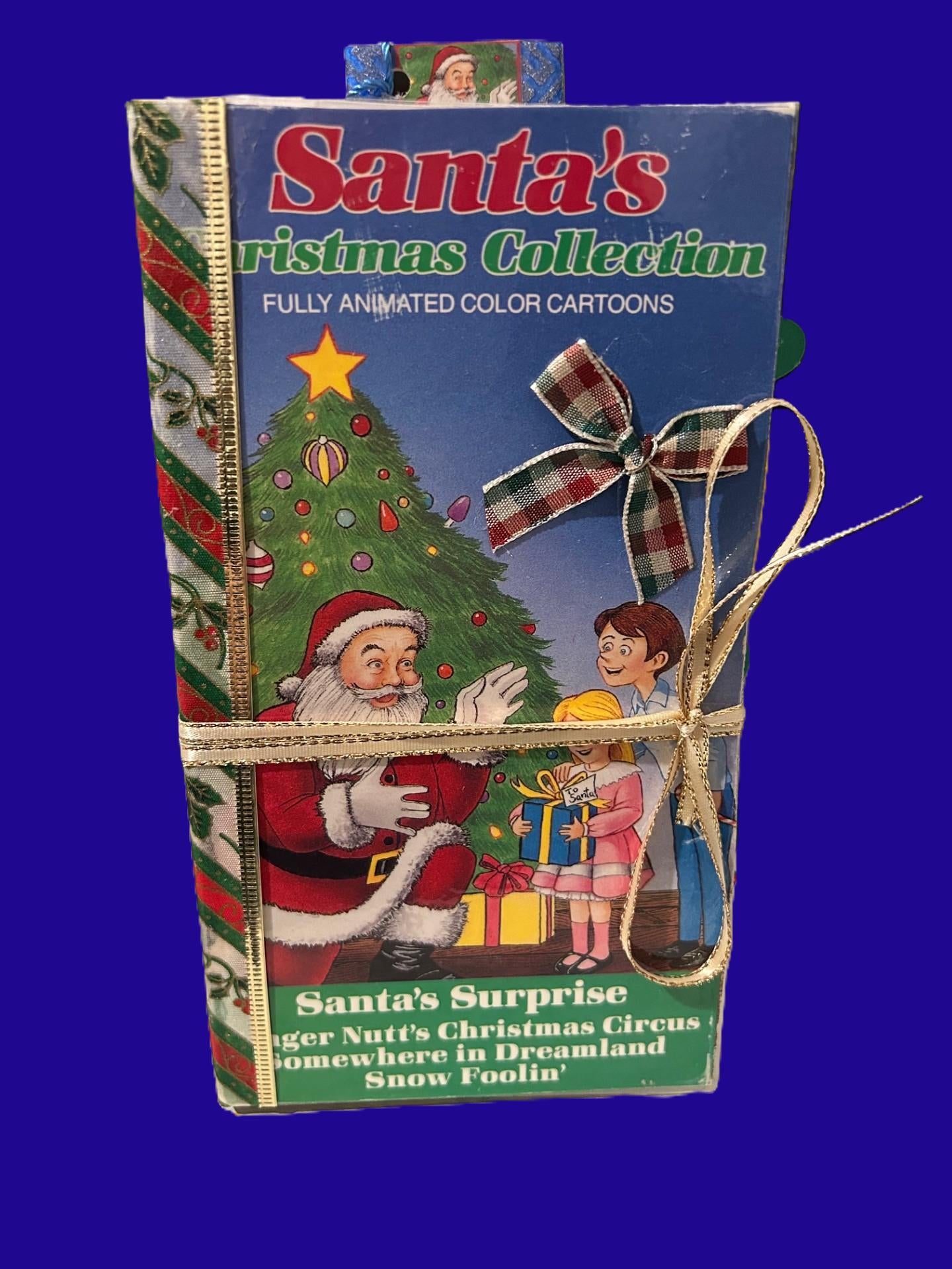 Handmade Christmas VHS Junk Journal – Upcycled Vintage Holiday Journal (Choose Your Style)