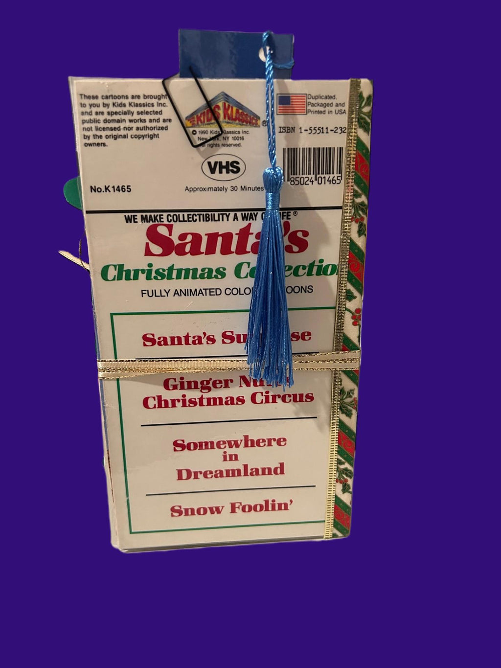 Handmade Christmas VHS Junk Journal – Upcycled Vintage Holiday Journal (Choose Your Style)