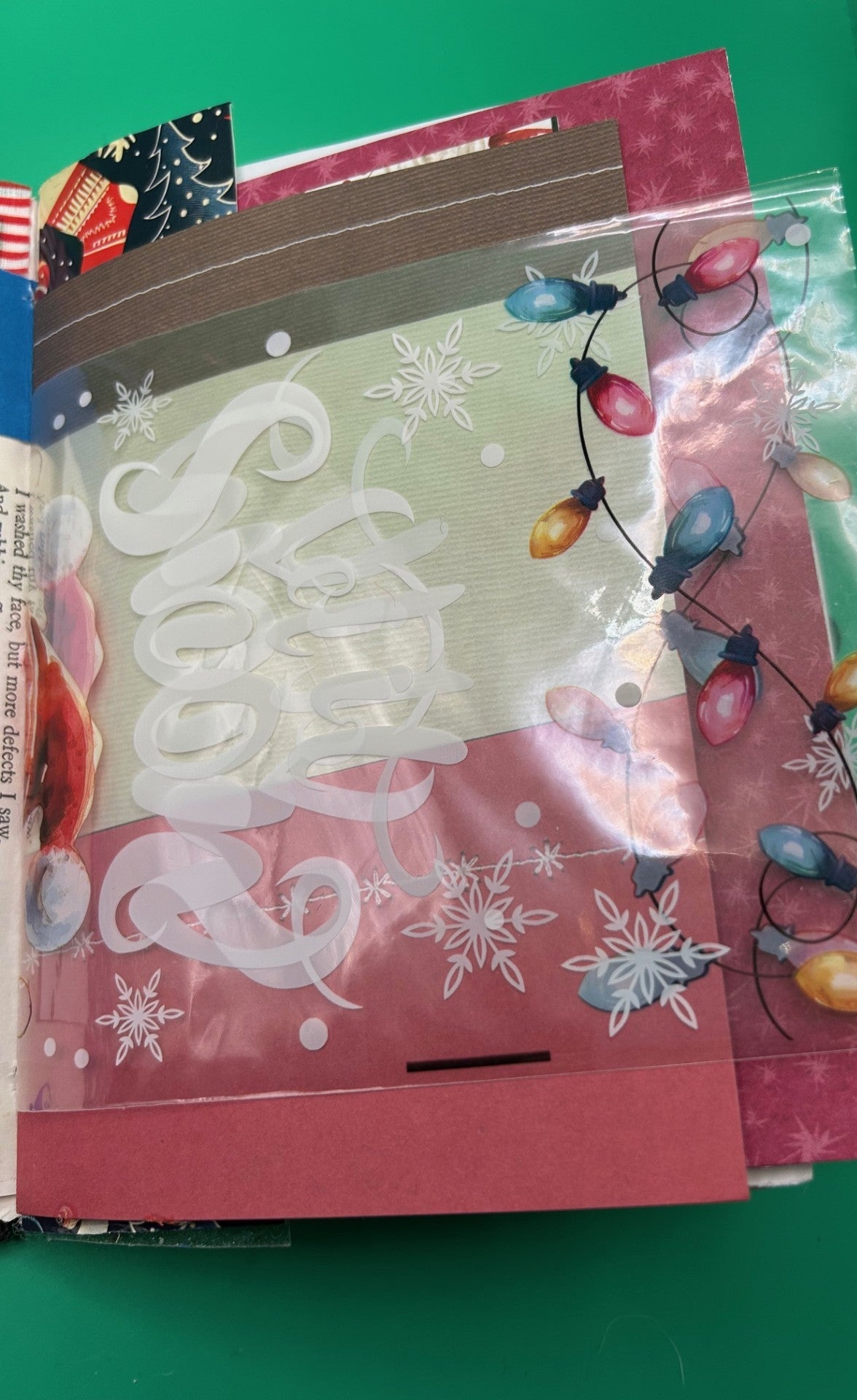 Handmade Journal -  Jolly Christmas Surprise