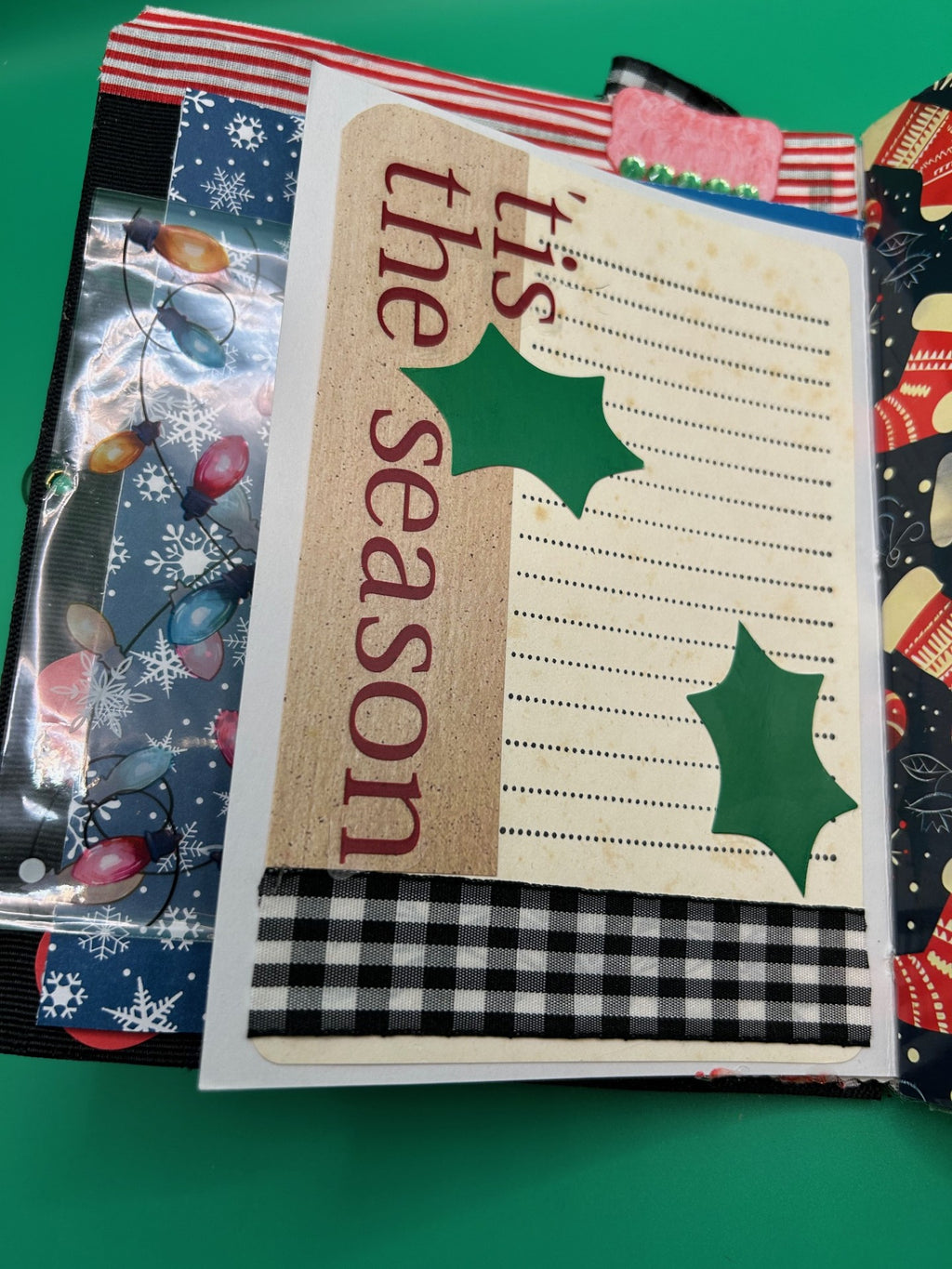 Handmade Journal -  Jolly Christmas Surprise