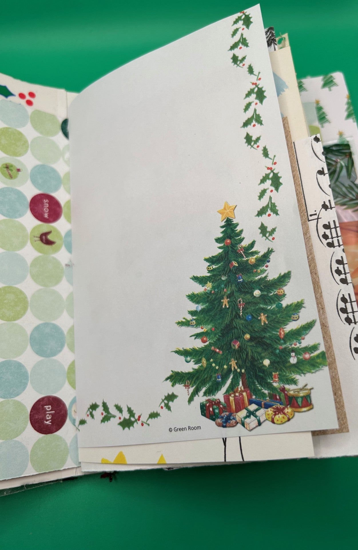 Handmade Journal -  Jolly Christmas Surprise