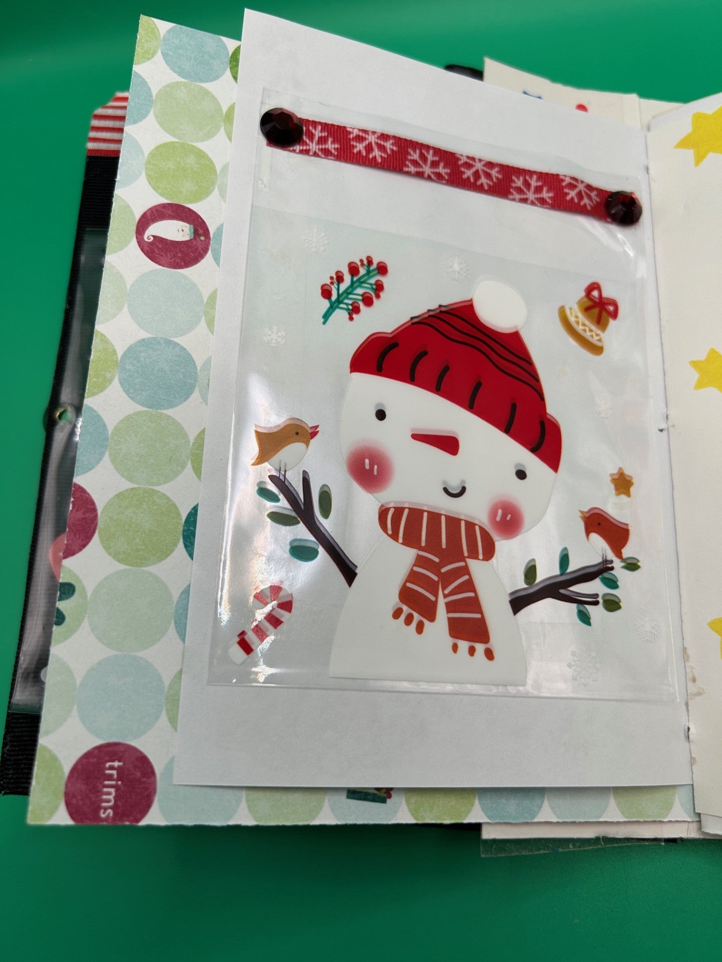 Handmade Journal -  Jolly Christmas Surprise