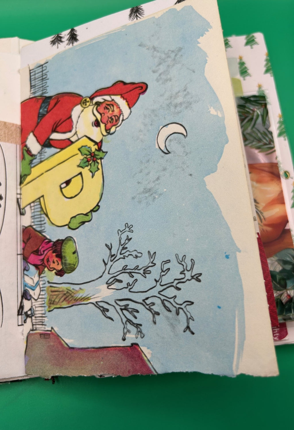 Handmade Journal -  Jolly Christmas Surprise