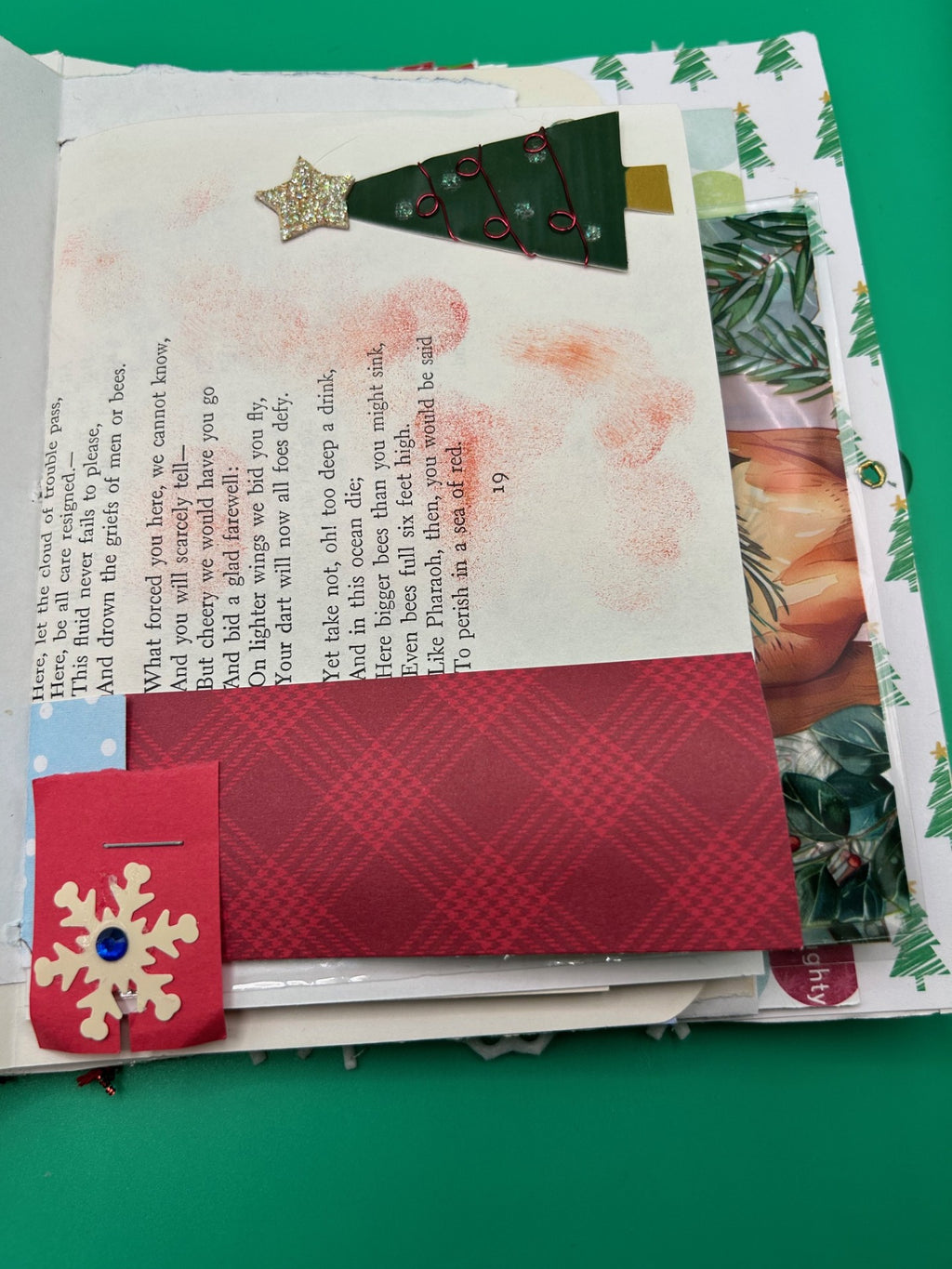 Handmade Journal -  Jolly Christmas Surprise