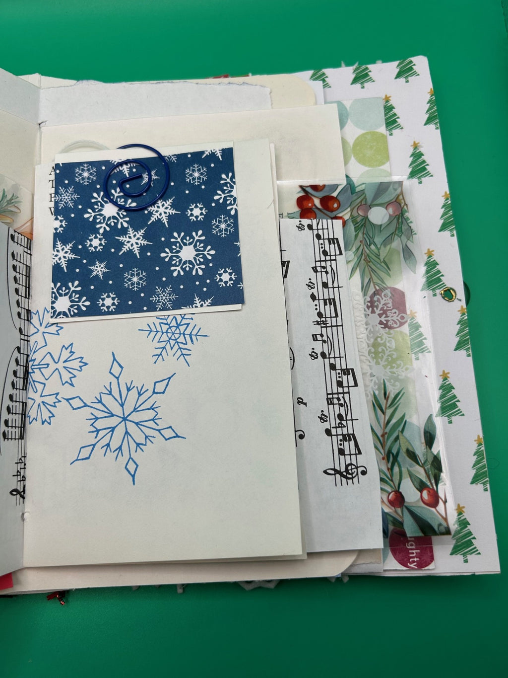 Handmade Journal -  Jolly Christmas Surprise