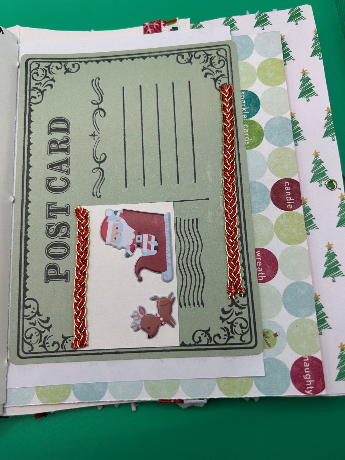 Handmade Journal -  Jolly Christmas Surprise