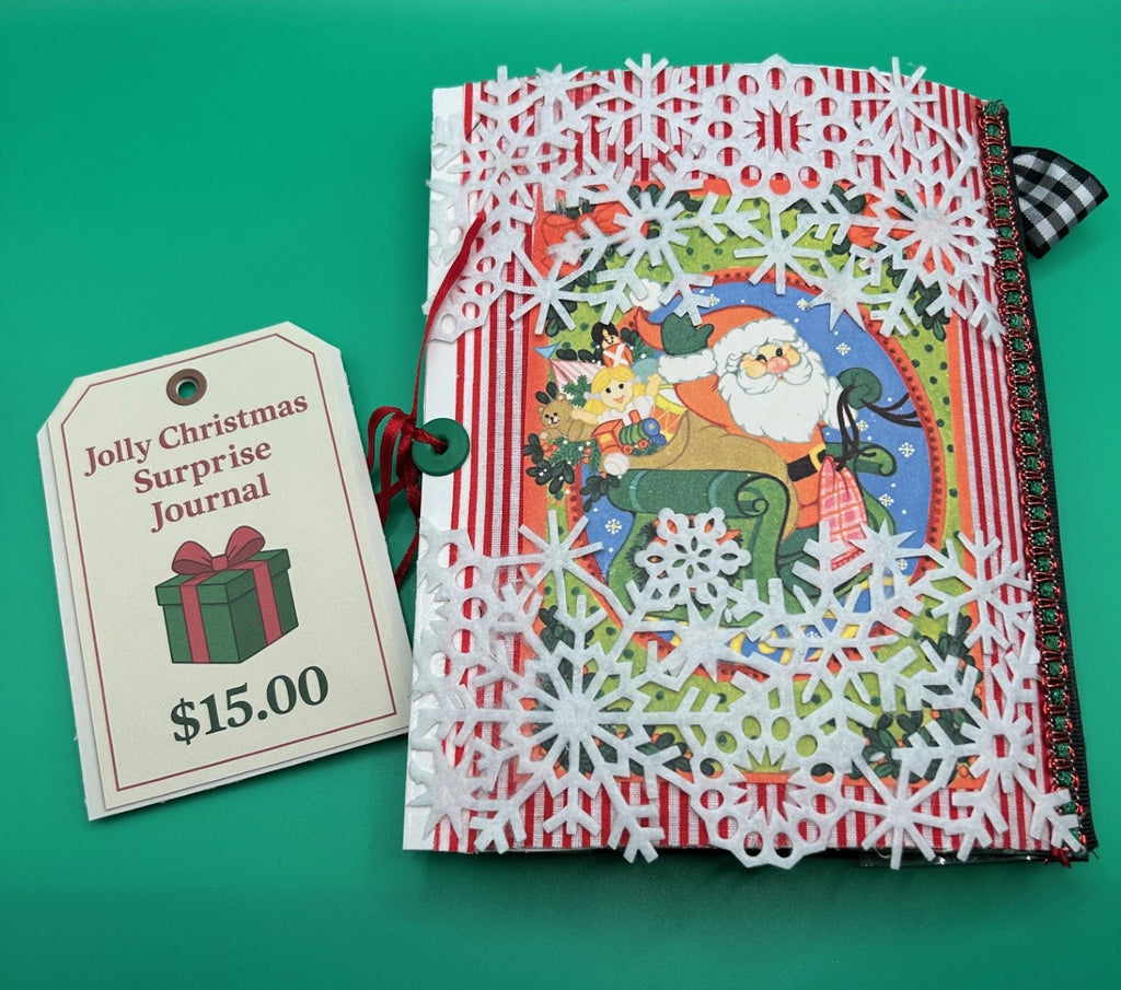 Handmade Journal -  Jolly Christmas Surprise