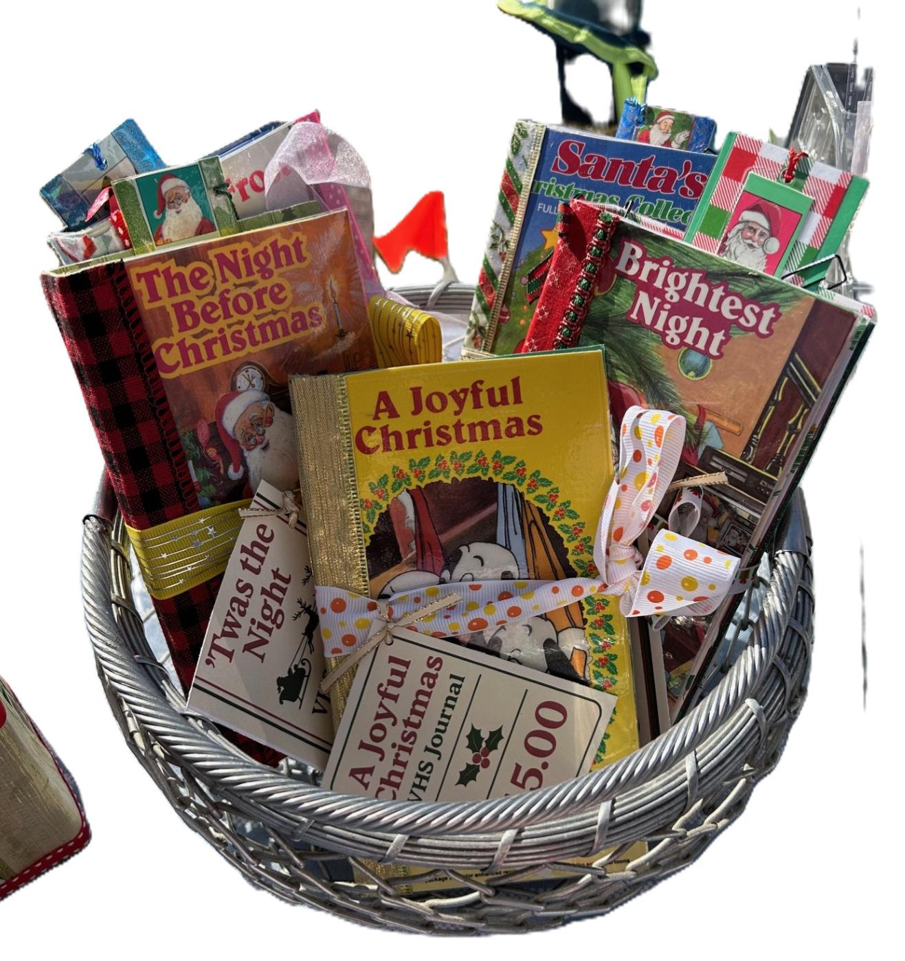 Handmade Christmas VHS Junk Journal – Upcycled Vintage Holiday Journal (Choose Your Style)